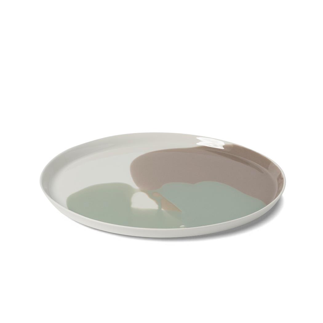 Round Dınner Plate Colour Wave
