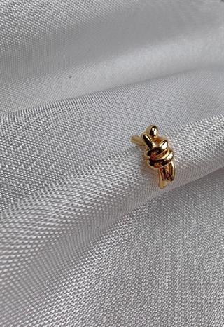 Düğümlü Gold Earcuff