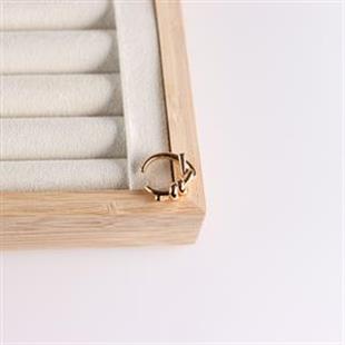 Düğümlü Gold Earcuff