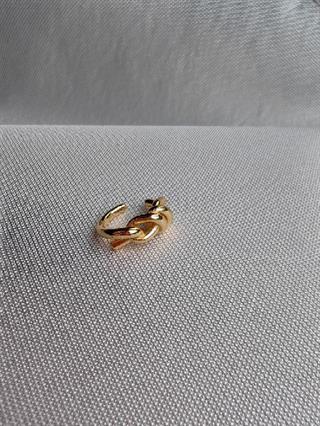 Düğümlü Gold Earcuff