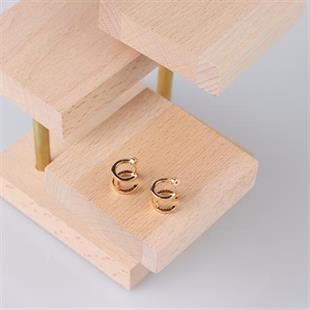 İkili Küçük Halka Küpe