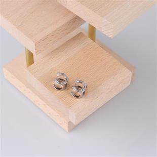 İkili Küçük Halka Küpe