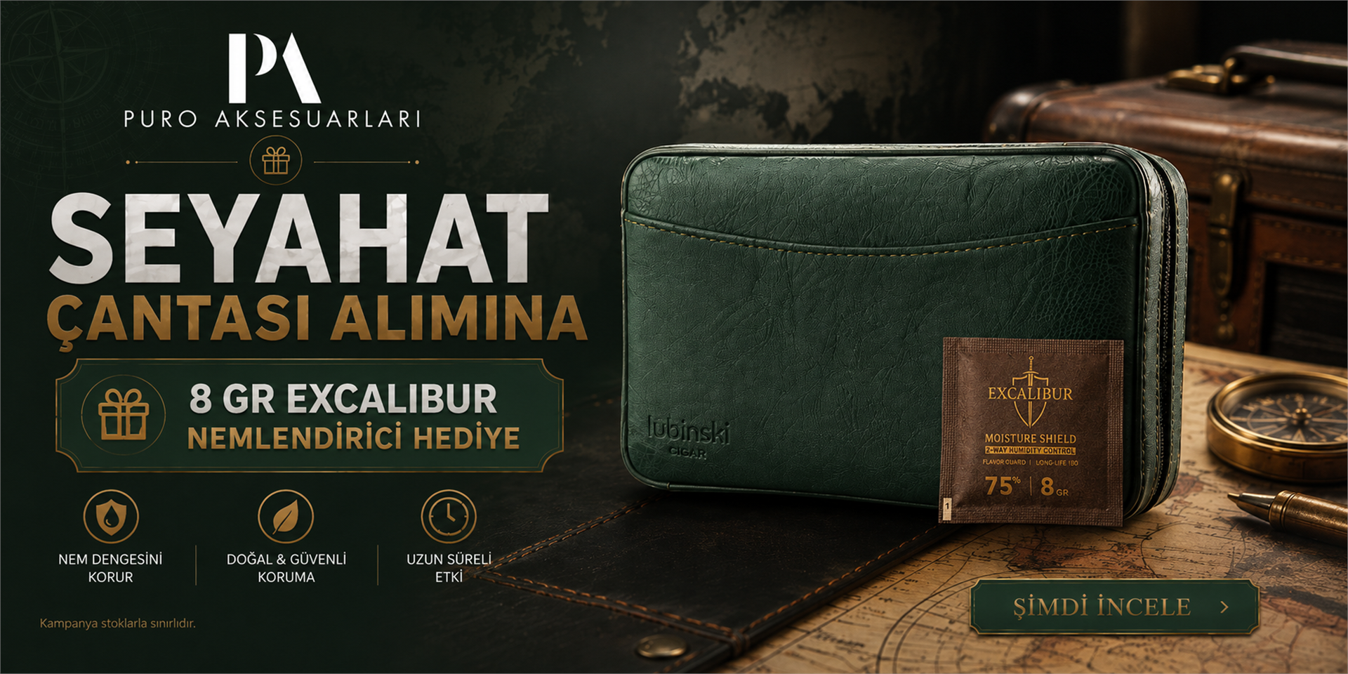 Seyahat Çantası Alımına 8 Gram Nemlendirici Hediye