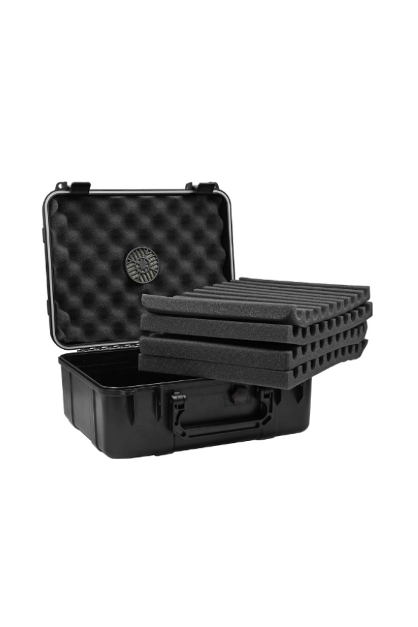 Cigar Caddy 40 Travel Siyah Humidor Puro Kutusu