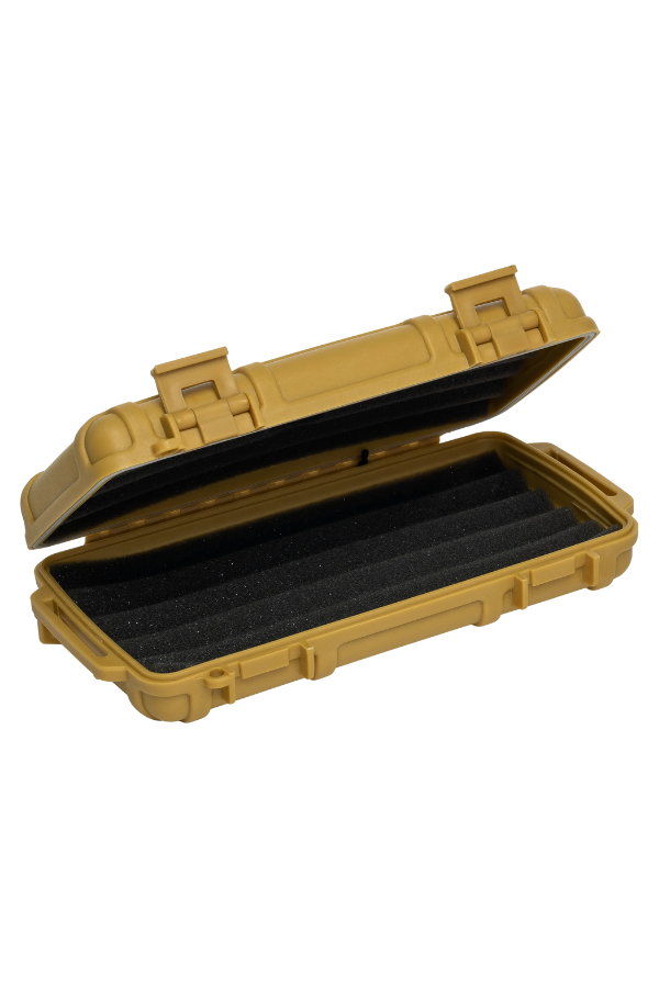 Cigar Caddy 5 Tan Travel Humidor Puro Kutusu