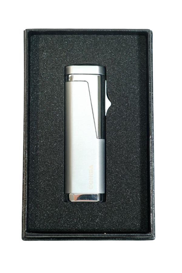 Cohiba 3 Torch Pürmüz Delicili Gümüş Metal Puro Çakmağı