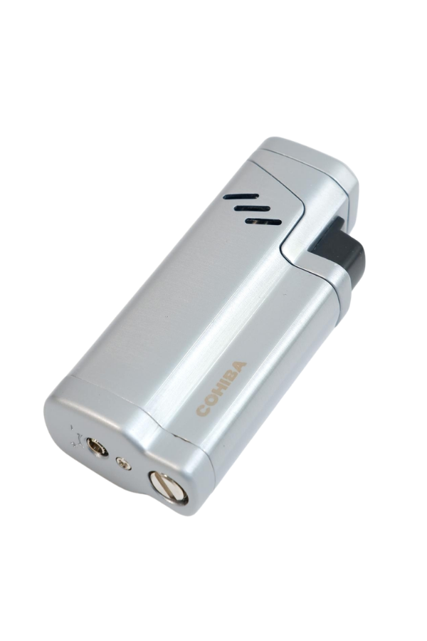 Cohiba 4 Torch Pürmüz Delicili Gümüş Metal Puro Çakmağı