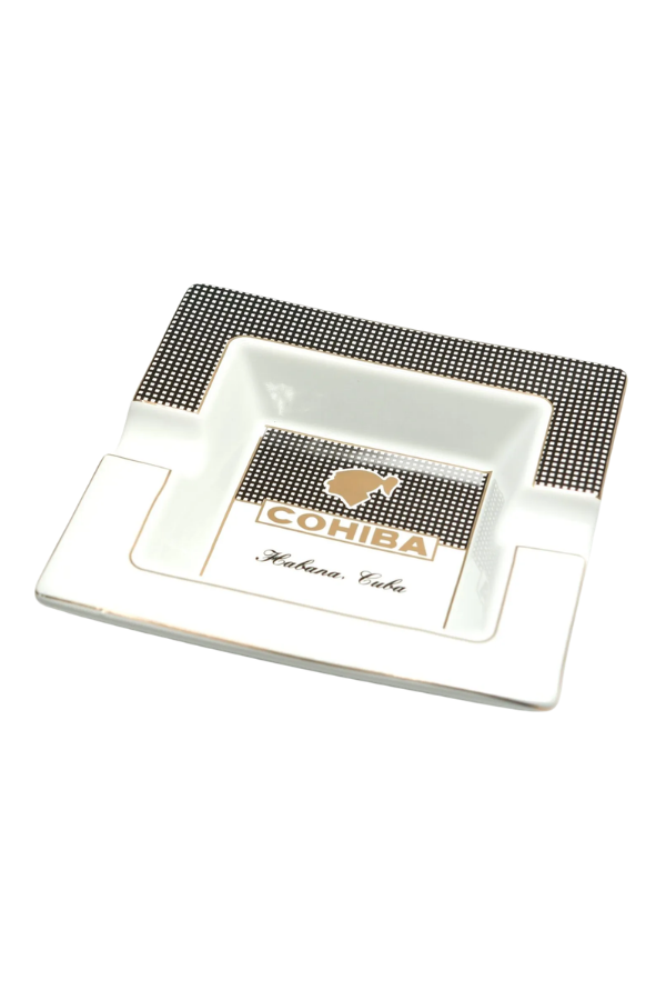 Cohiba Beyaz İkili Porselen Puro Küllüğü - TR9732