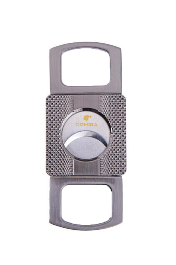 Cohiba Gunmetal Desenli Metal Puro Makası Kesici