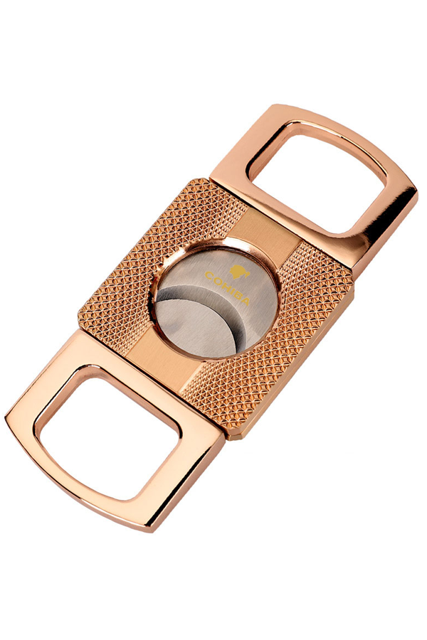 Cohiba Rose Gold Desenli Metal Puro Makası Kesici