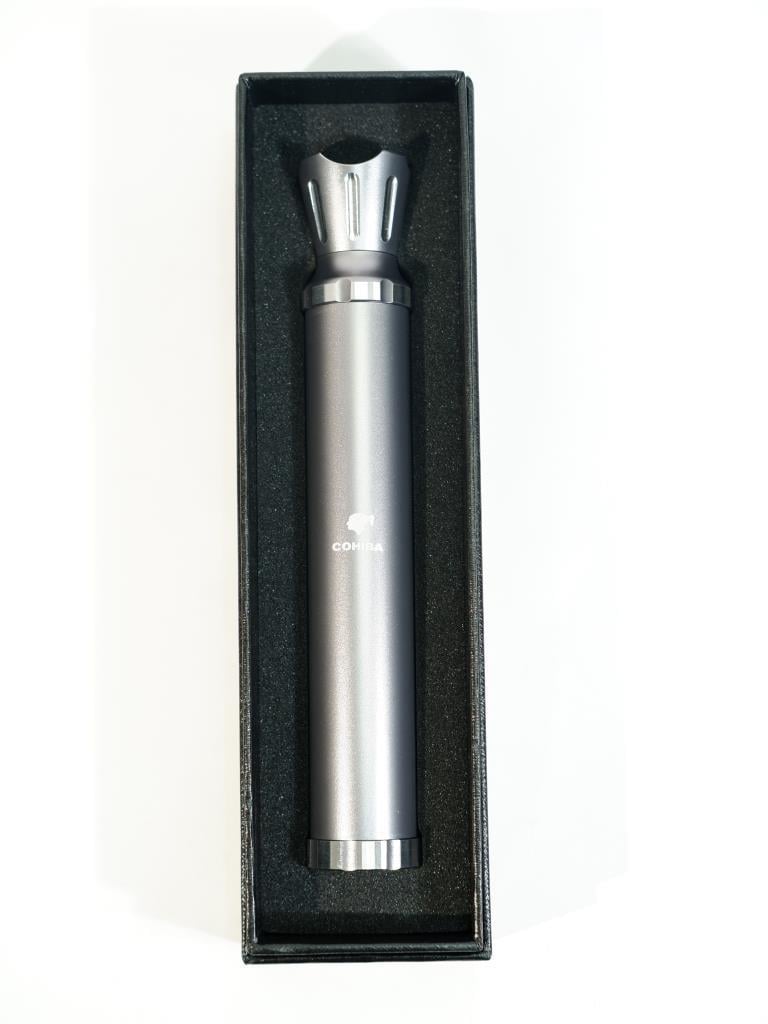 Cohiba Sehpalı Gümüş Tekli Puro Tüpü