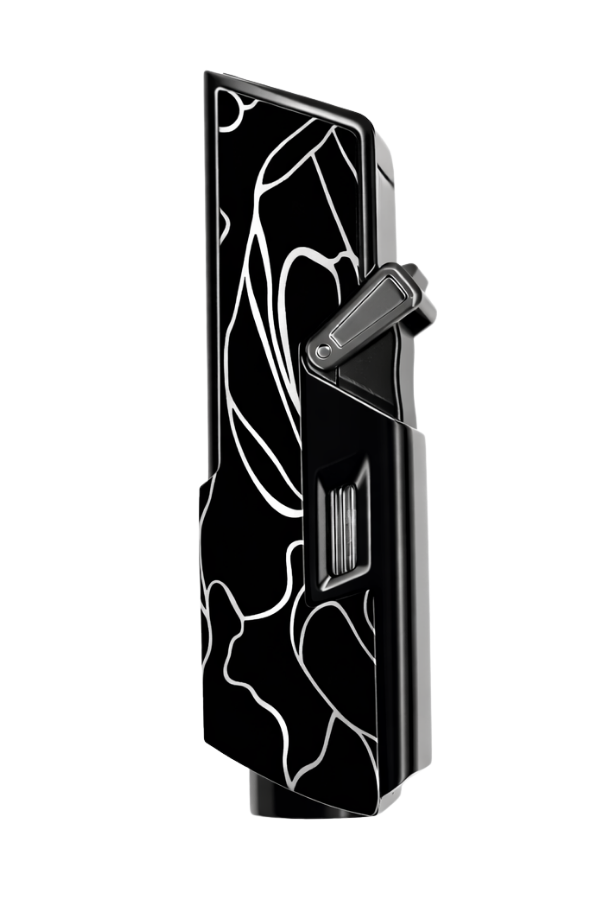 Cohiba Tek Torch Pürmüz Delici İğneli Desenli Metal Puro Çakmağı