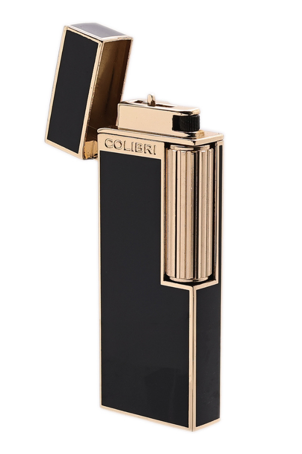Colibri Continental Soft Flame Gold - Siyah Çakmak TR9924
