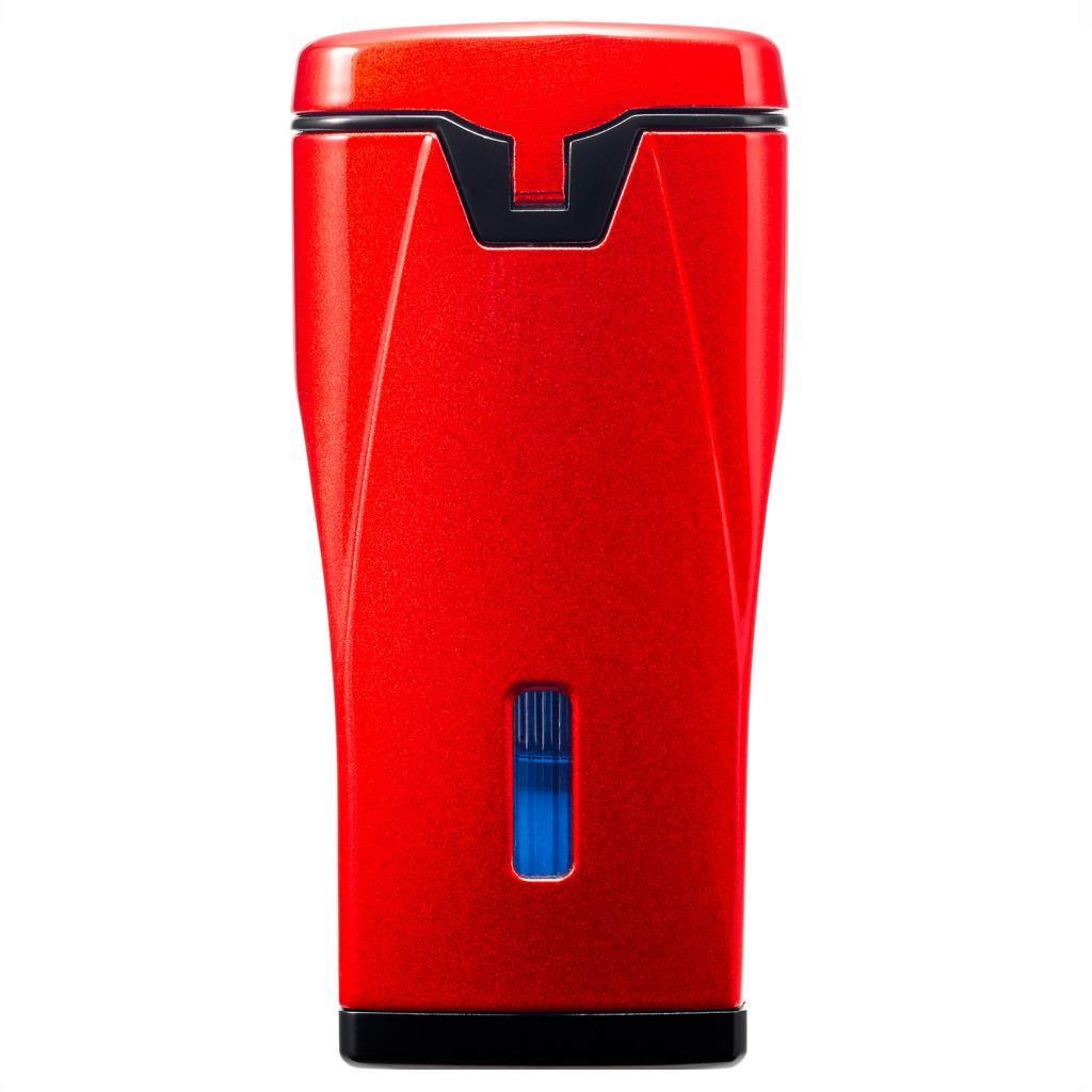 Colibri Monaco 3 Torch Pürmüz Metalik Kırmızı Puro Çakmağı