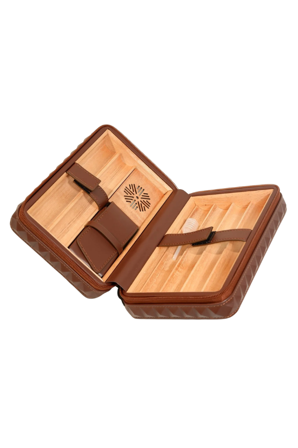 Colibri Quasar Kahverengi Puro Taşıma Çantası & Seyahat Humidoru - TR9755