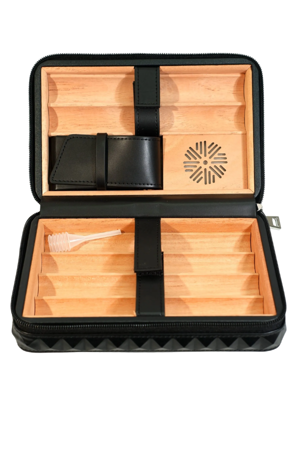 Colibri Quasar Siyah Puro Taşıma Çantası & Seyahat Humidoru - TR9756