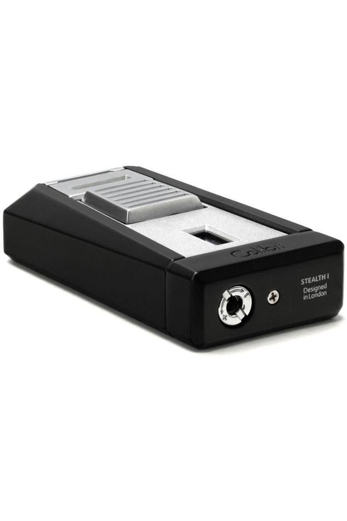 Colibri Stealth Tek Torch Pürmüz 1 Siyah-Gümüş Puro Çakmağı