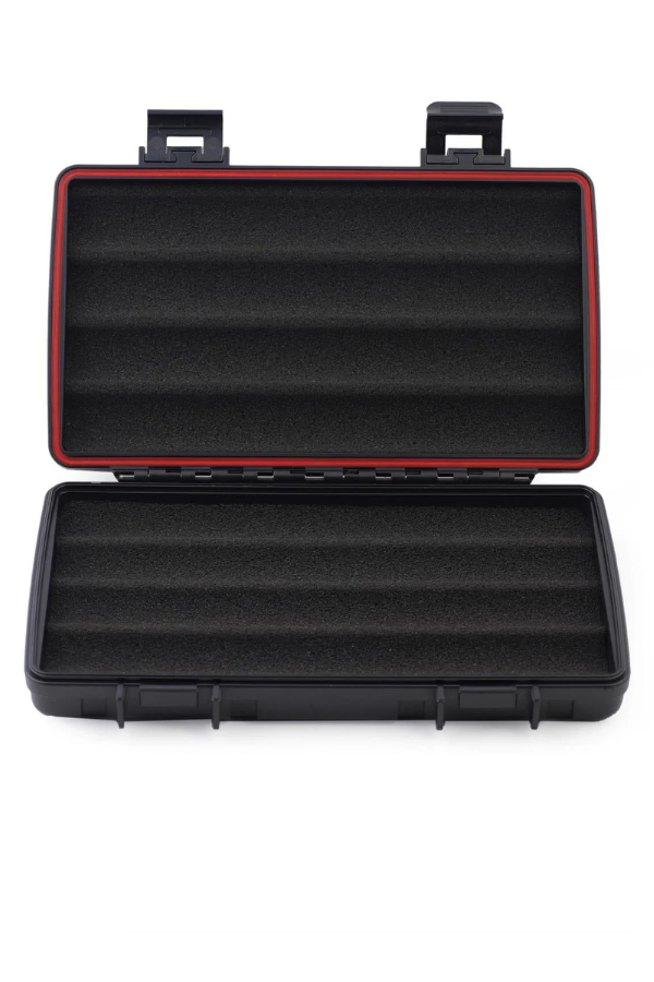 Conquistador Siyah 5 Kapasite Seyahat Humidor Puro Kutusu CNQ-007