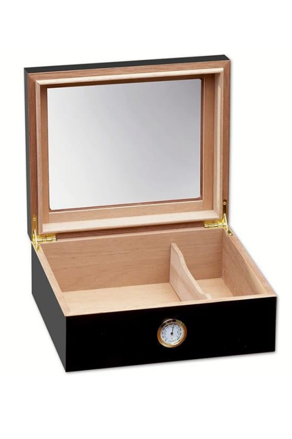 LTNG Humidor, Siyah Çakmak, Siyah Kesici Puro Başlangıç Seti - PKT-BSETI