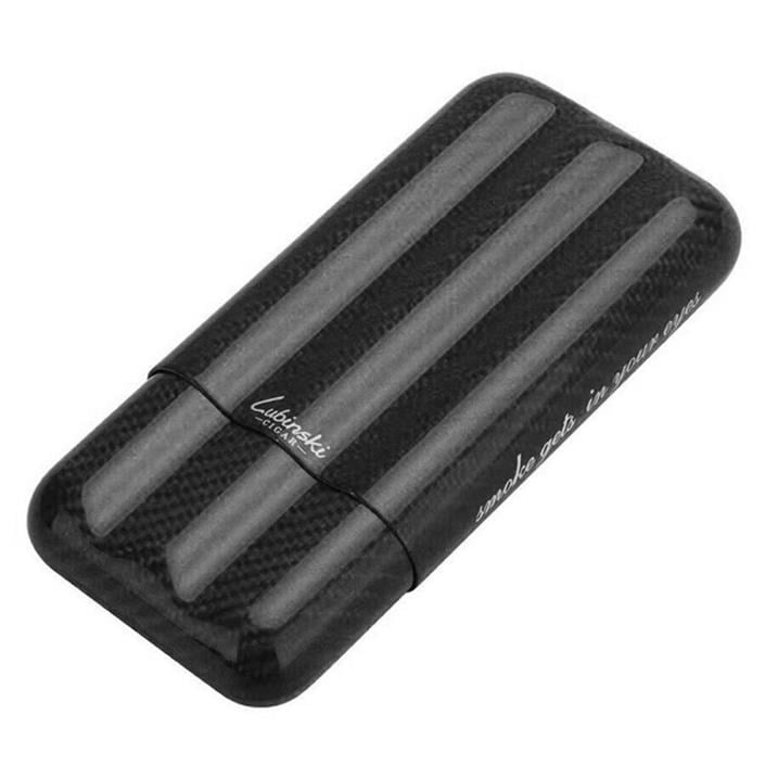 Lubinski Dijital Lion CarbonFiber Puro Kılıfı Siyah 3lü (60Ring) LB-527
