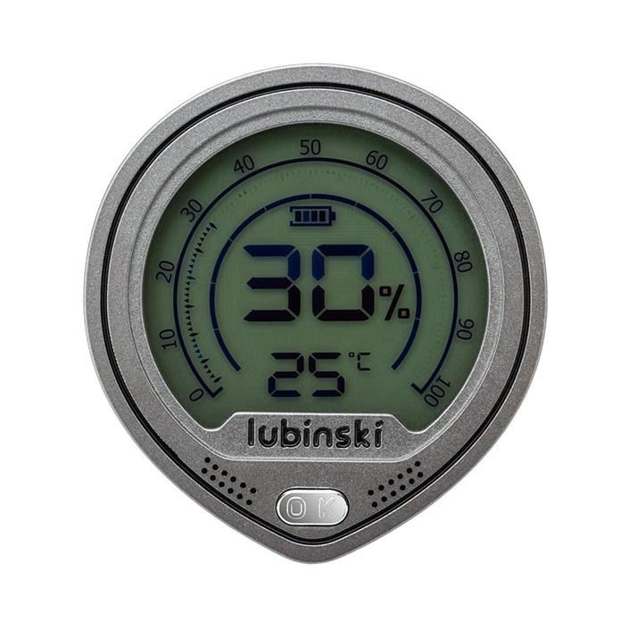Lubinski Dijital Nem ve Sıcaklık Ölçer Higrometre Grey LB-928