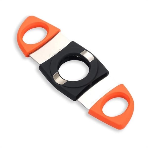Lubinski Plastik Standlı Puro Kesici Siyah/Turuncu 60 Ring LB-359