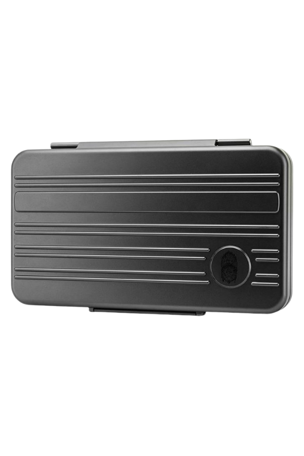 Lubinski Seyahat Tipi 5 Gümüş Humidor Metal Puro Kutusu LB-609