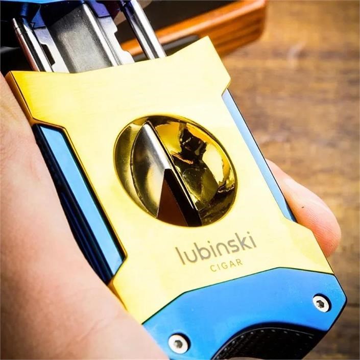 Lubinski V-Cut Puro Kesici Blue-Gold (60Ring) LB-318