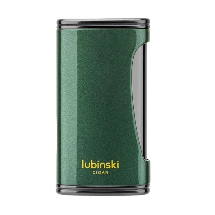 Lubinski Yeni Seri Dahili Delicili Yaprak Alev Puro Çakmağı Yeşil LB-198