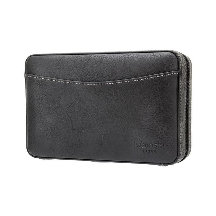 Lubinski Yeni Seri Special Edt. Deri Puro Taşıma Çantası Gri Çakmak+V-Cut Kesici/Delici Set LB-613
