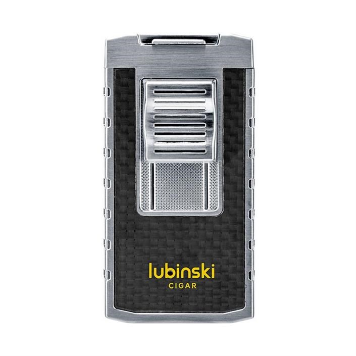 Lubinski Yeni Stil Delicili Çift Torch Puro Çakmağı Silver LB-102
