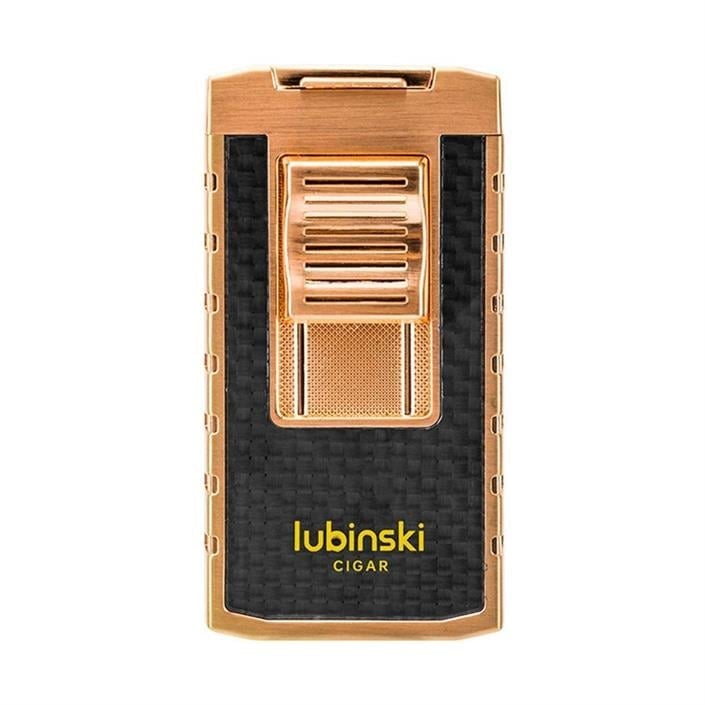 Lubinski Yeni Stil Delicili Çift Torch Puro Çakmağı Gold LB-157