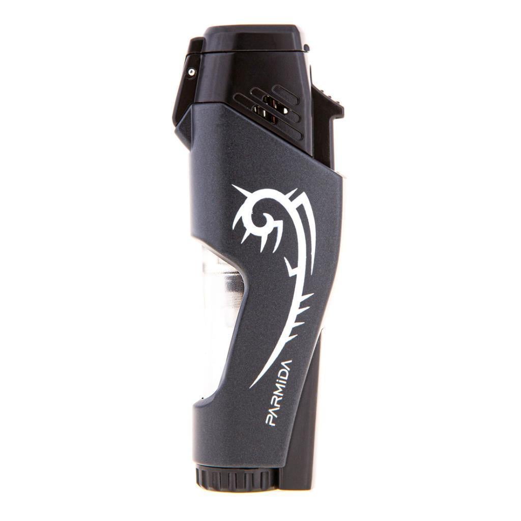 Parmida 2 Torch Pürmüz Siyah Desenli Puro Çakmağı