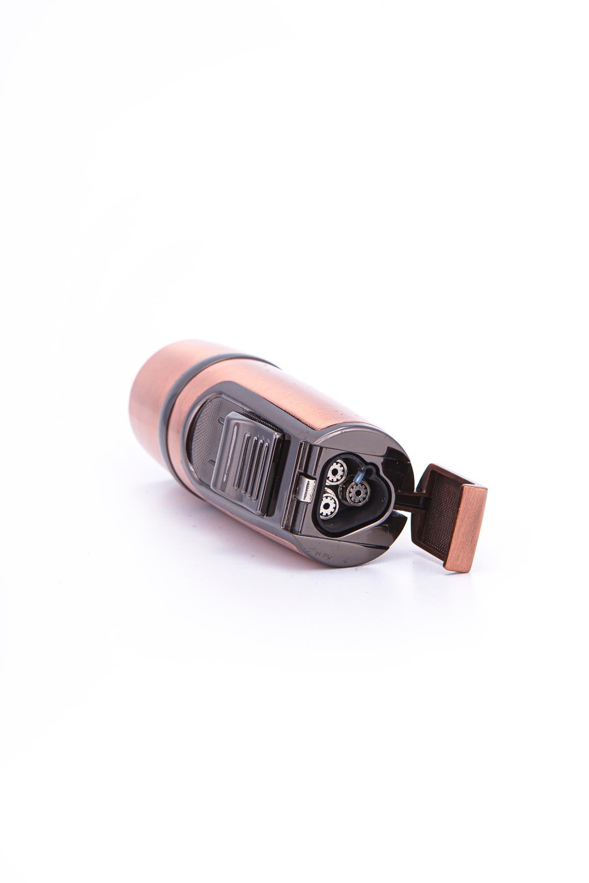 Parmida 3 Torch Pürmüz Bronz Metal Puro Çakmağı