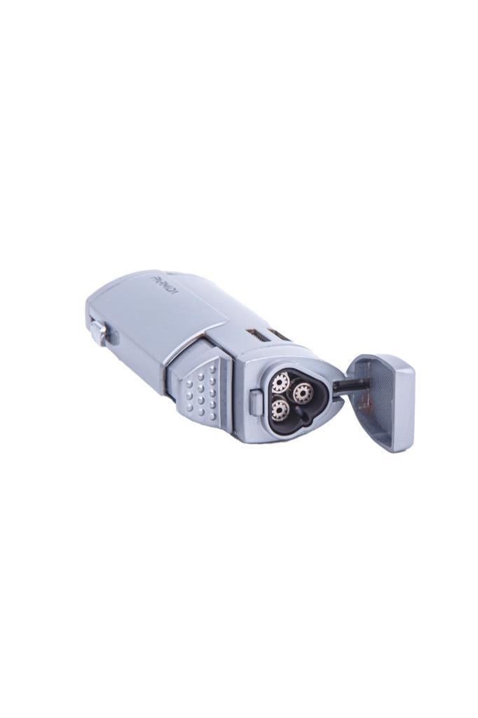 Parmida 3 Torch Pürmüz Gümüş Puro Çakmağı