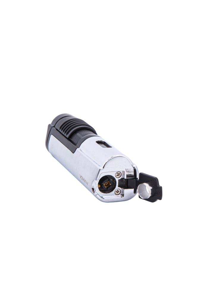 Parmida 3 Torch Pürmüz Gümüş Puro Çakmağı