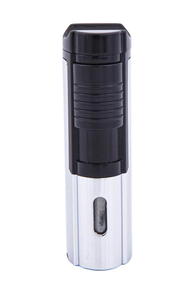 Parmida 3 Torch Pürmüz Gümüş Puro Çakmağı