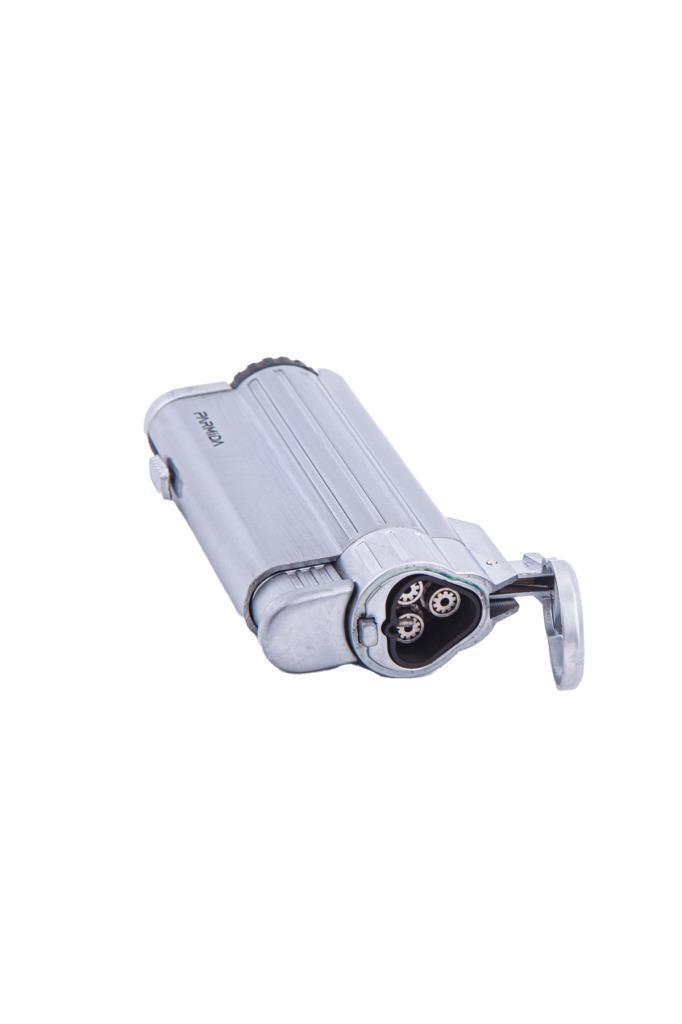 Parmida 3 Torch Pürmüz Gümüş Puro Çakmağı