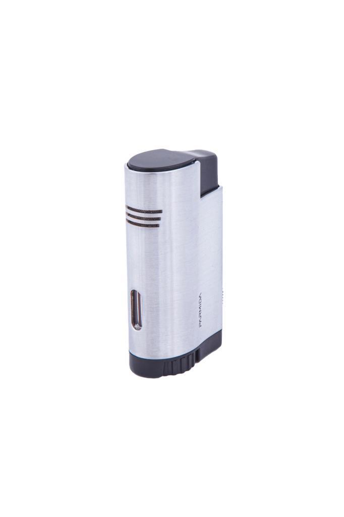 Parmida 3 Torch Pürmüz Gümüş Puro Çakmağı