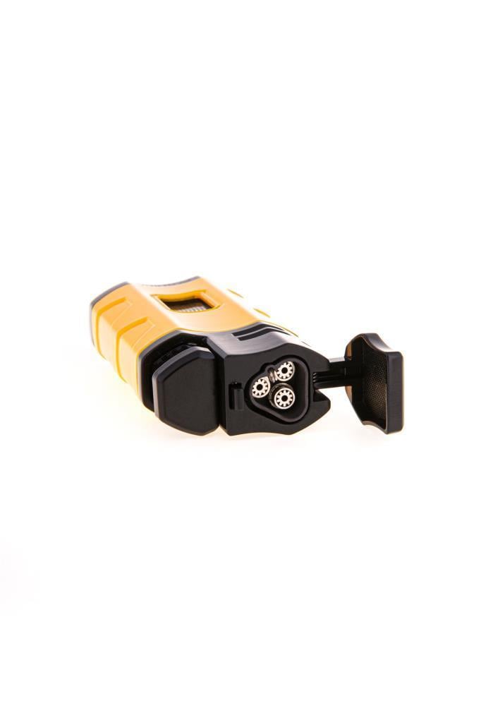 Parmida 3 Torch Pürmüz Sarı Puro Çakmağı
