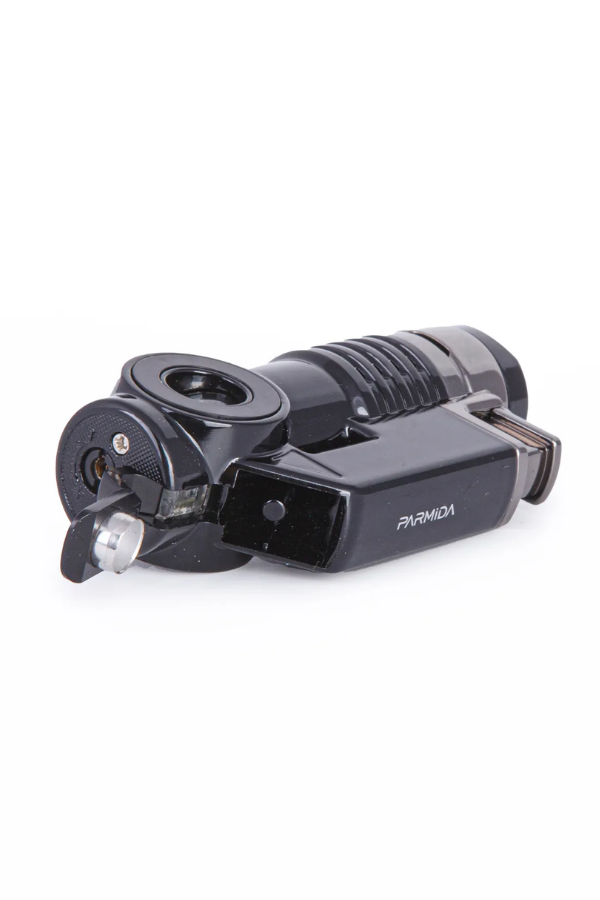 Parmida 3 Torch Pürmüz Siyah Puro Çakmağı