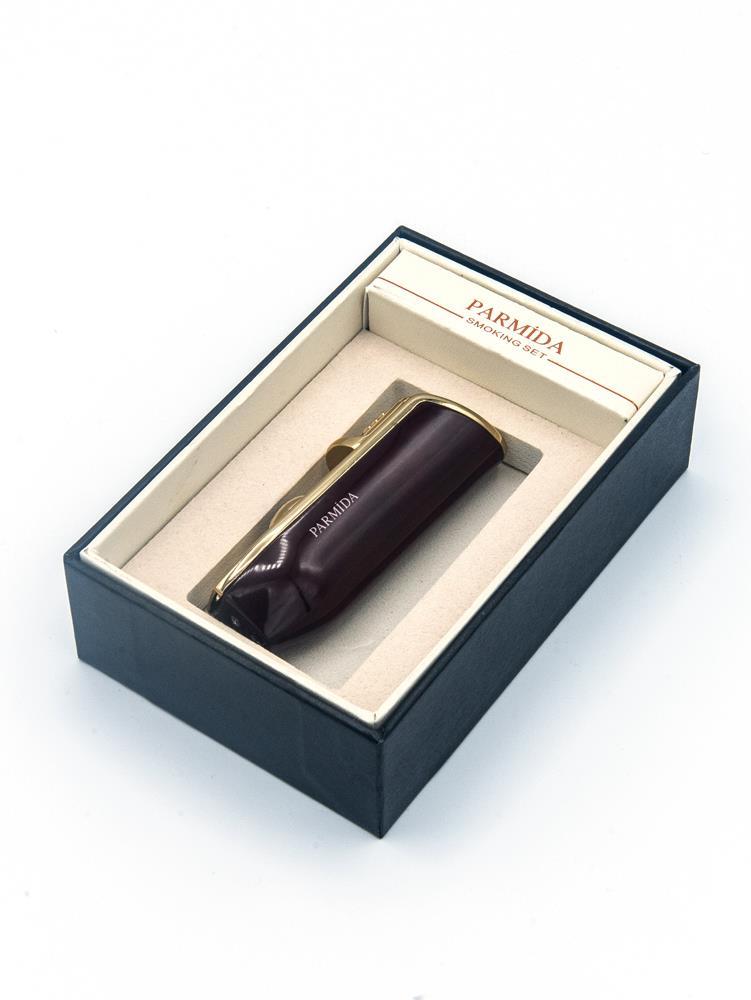 Parmida 3 Torch Pürmüz Siyah Yan Ağız Puro Çakmağı
