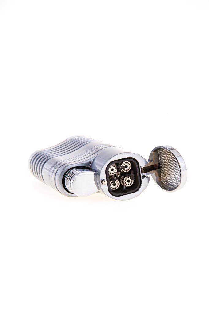 Parmida 4 Torch Pürmüz Gümüş Puro Çakmağı