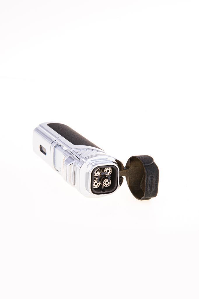 Parmida 4 Torch Pürmüz Siyah Puro Çakmağı