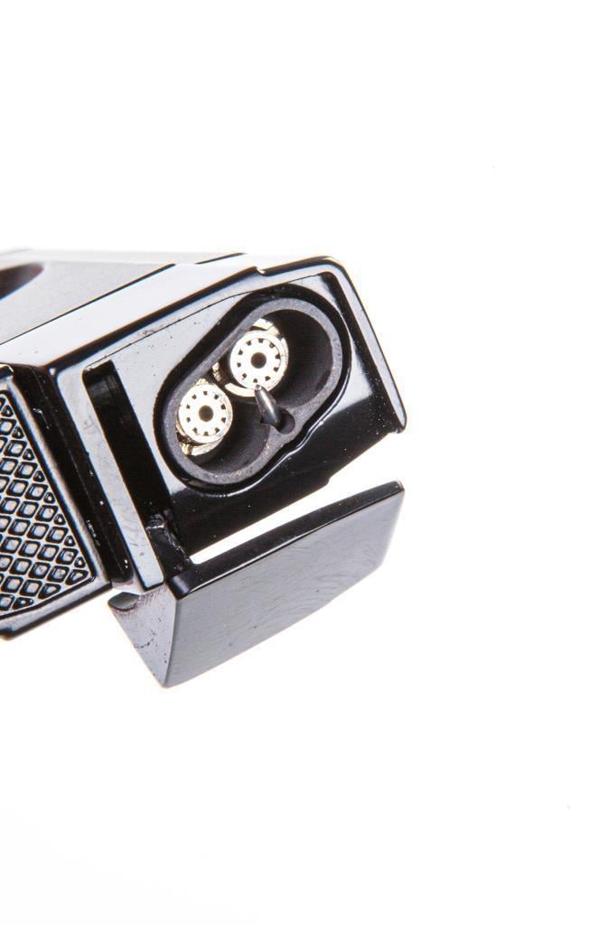 Parmida Çift Torch Pürmüz Gunmetal-Siyah V-Cut Puro Çakmağı