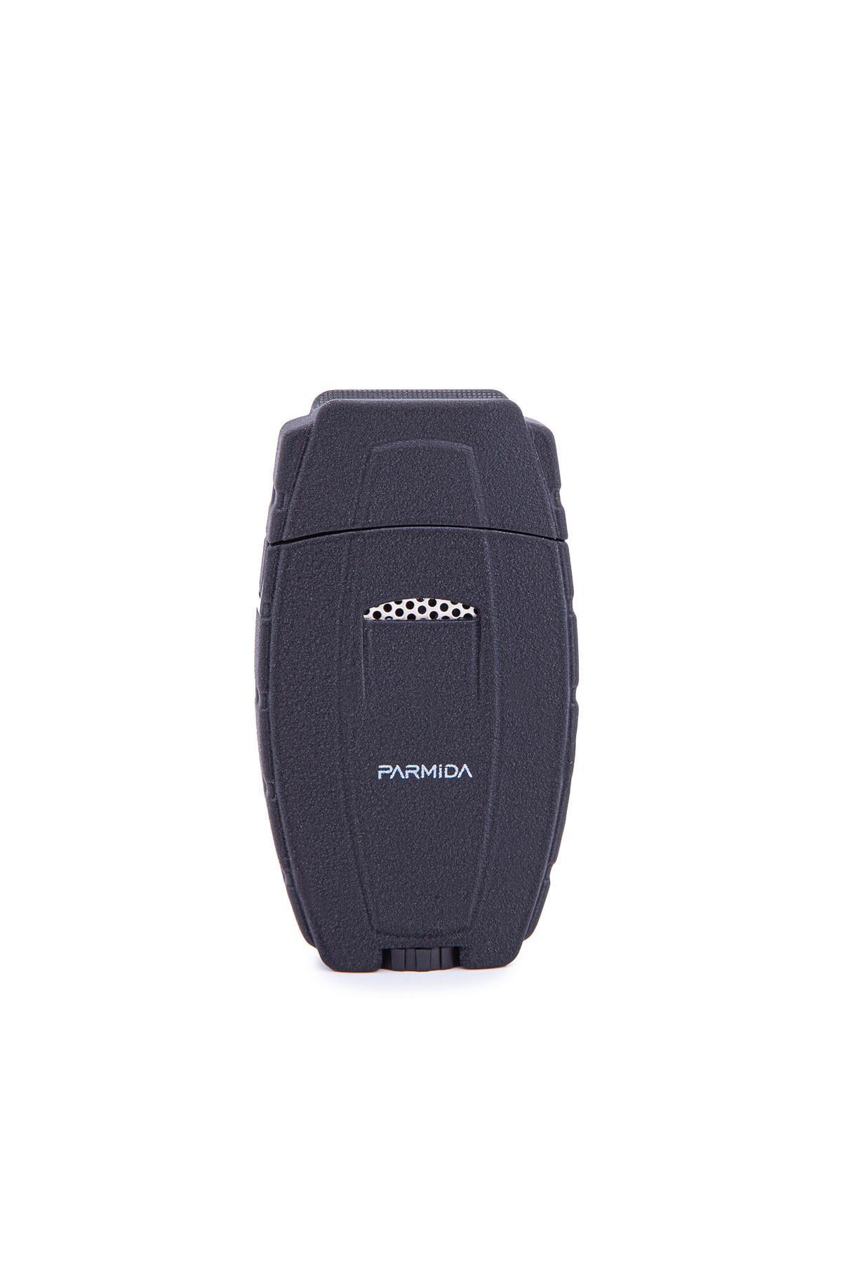 Parmida Çift Torch Pürmüz Siyah Metal Puro Çakmağı