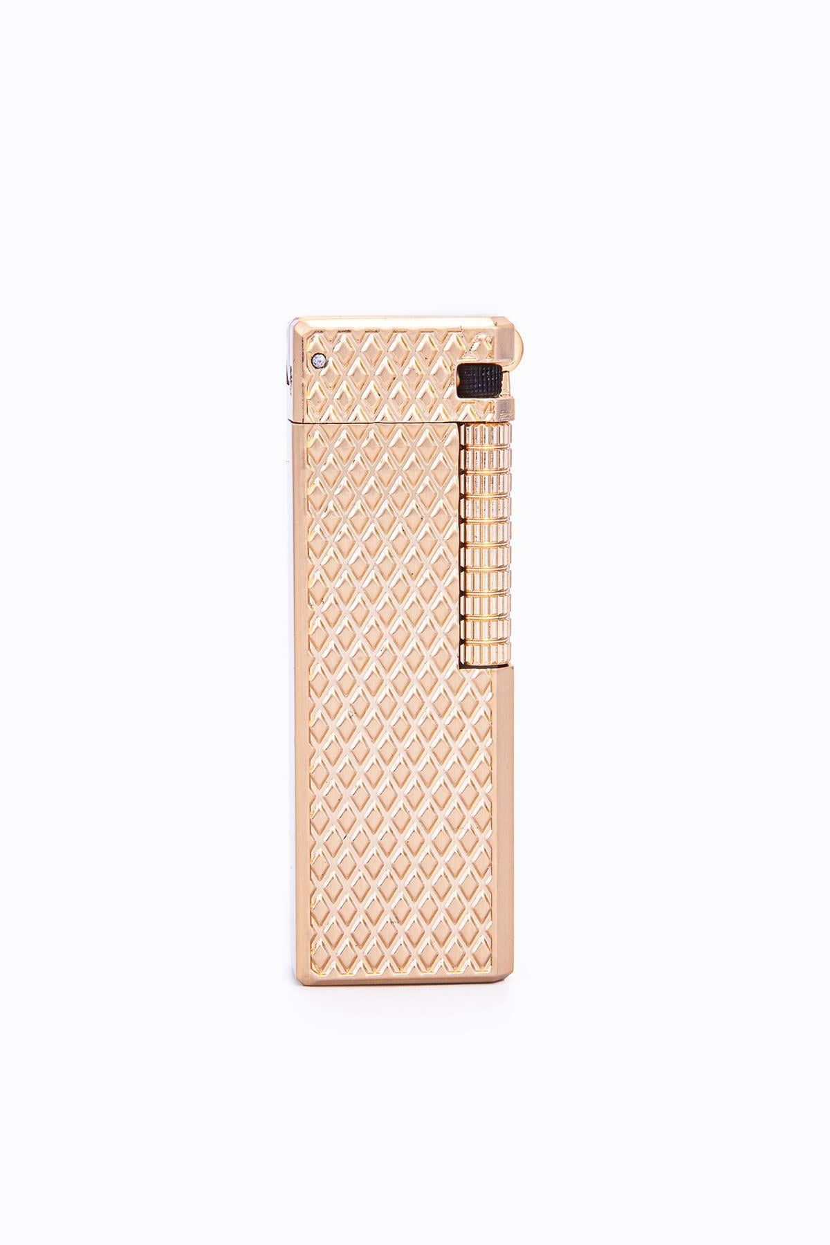 Parmida Gold İşlemeli Soft Flame Metal Çakmak