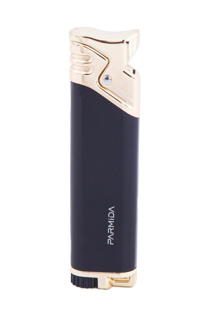 Parmida Tek Torch Pürmüz Siyah-Gold Puro Çakmağı