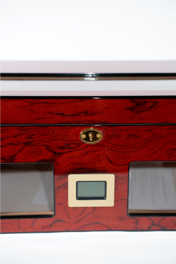 PremiumQuality Lince Kırmızı Sedir Humidor Puro Kutusu