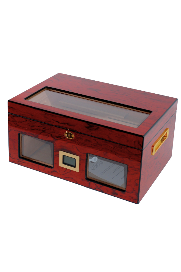 PremiumQuality Lince Kırmızı Sedir Humidor Puro Kutusu